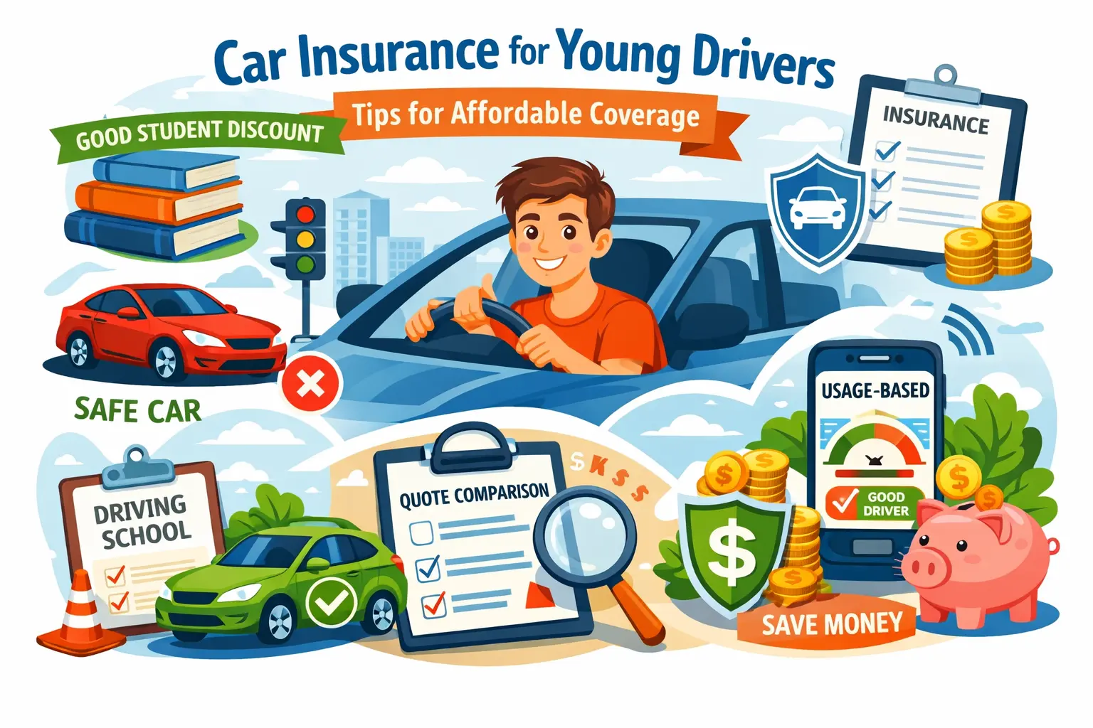Car Insurance for Young Drivers: Tips for Affordable Coverage