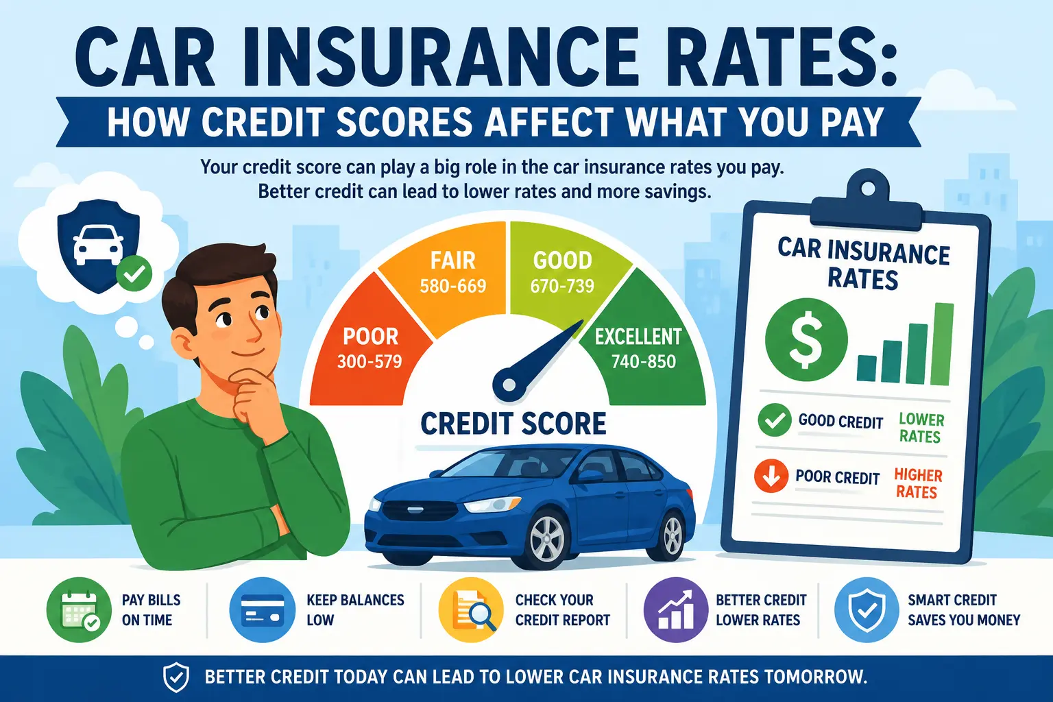 Car Insurance Rates: Why Your Credit Score Matters
